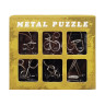Набір металевих головоломок "Metal Puzzle" Bambi 2116, 6 штук в наборі