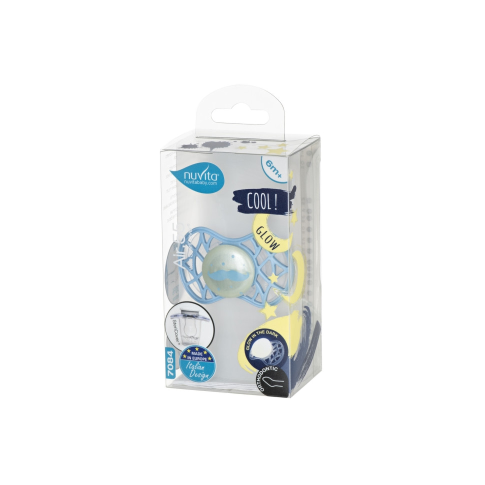 Пустушка Nuvita 7084 Air55 Cool ортодонтична 6m+ 