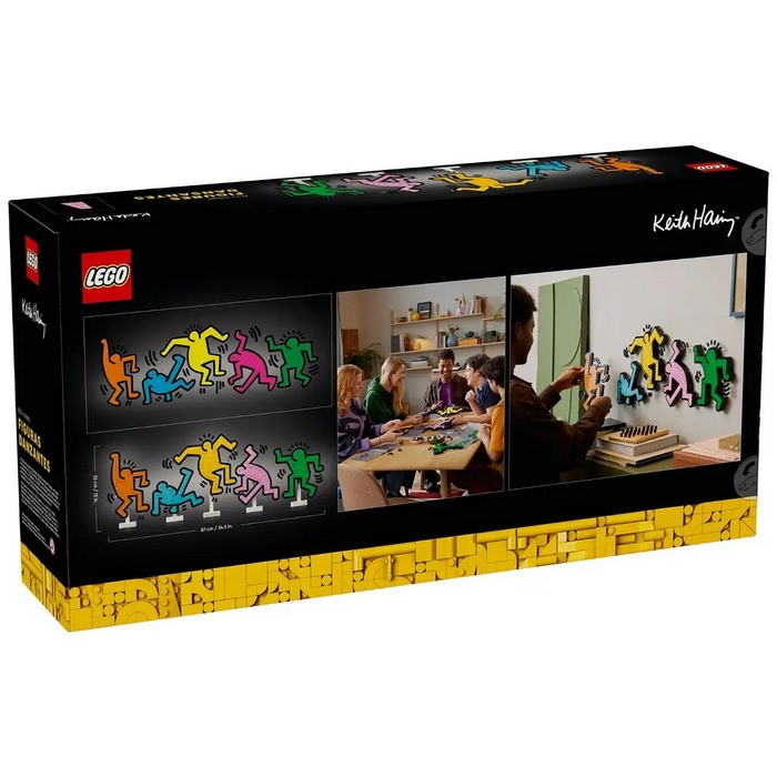 Конструктор ART Кит Гаринг Танцующие человечки LEGO 31216, 1773 детали