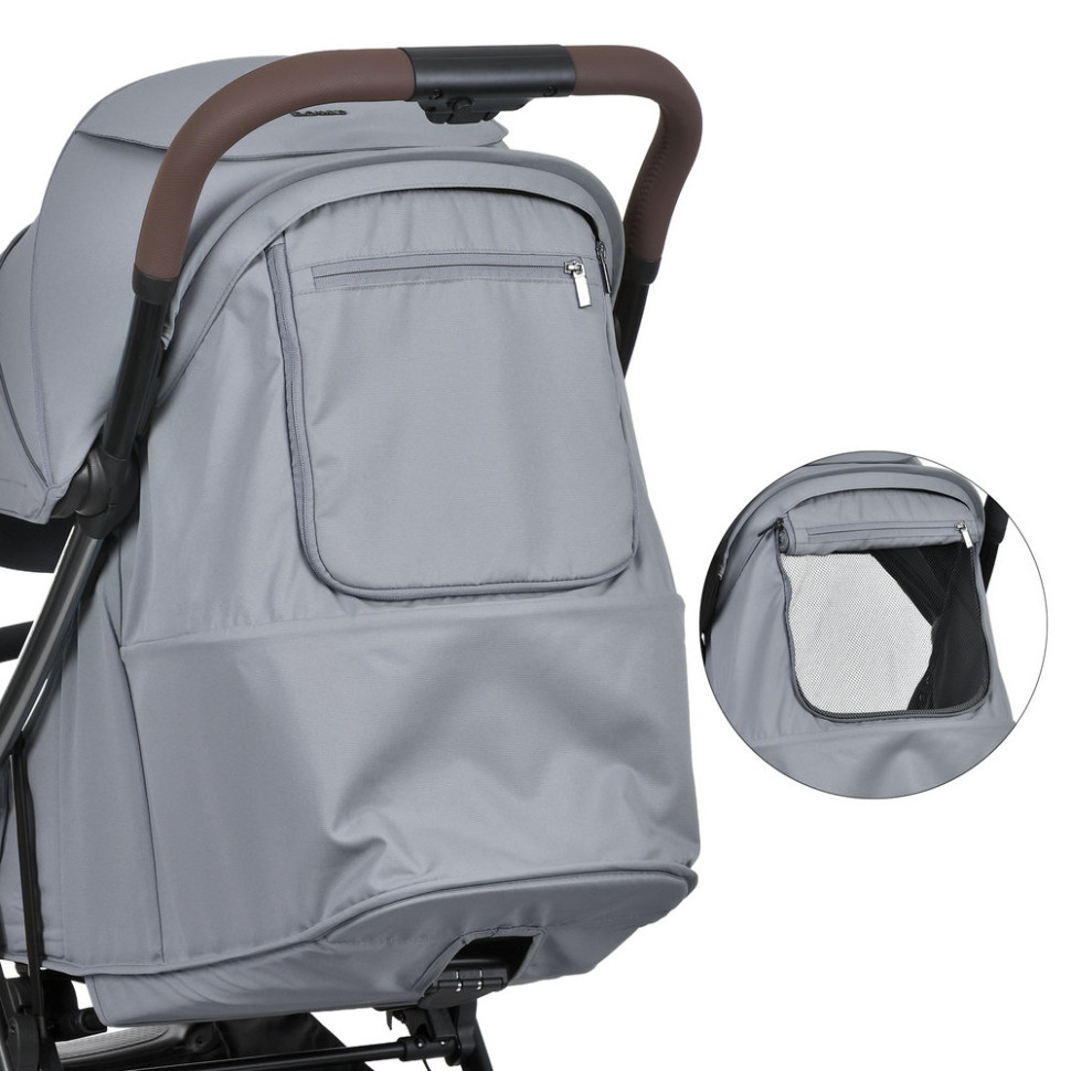 Дитяча прогулянкова коляска AMBER El Camino ME 1227 Owl Gray