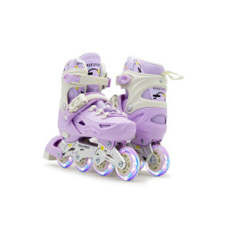 Детские раздвижные ролики LF 605 Scale Sports 1882472330 Purple, размер 34-38
