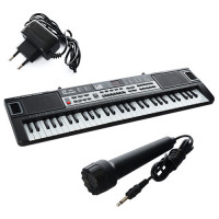 Синтезатор игрушечный MQ6120 61 клавиша, микрофон, 6 тонов, 6 ритмов,10 песен,