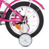 Велосипед дитячий PROF1 Y1426-1 14 дюймів, фуксія 