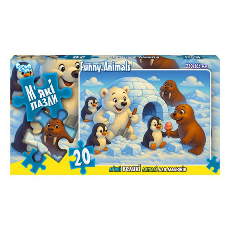 Детские мягкие пазлы 