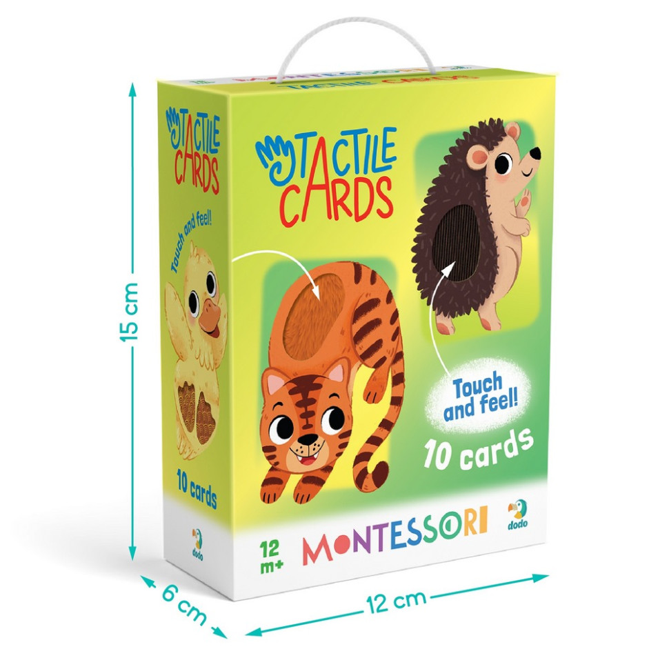 Набір карток з тактильними елементами 