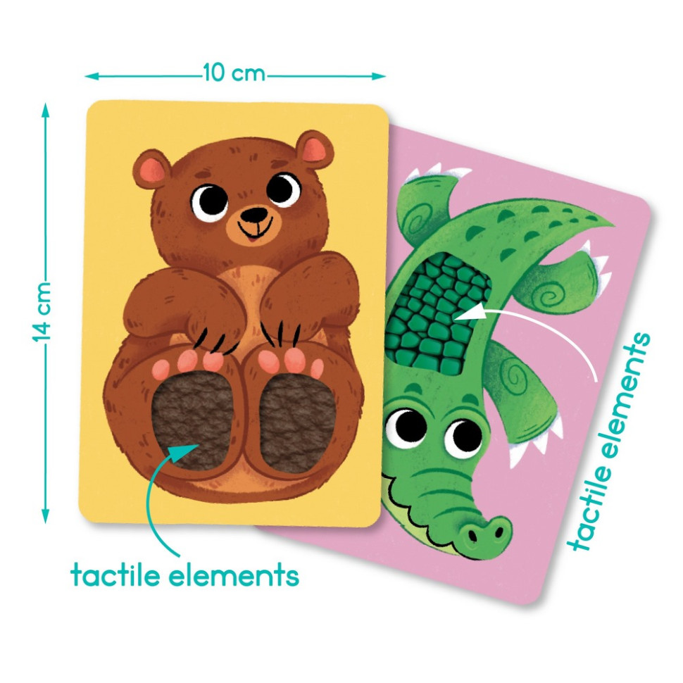Набір карток з тактильними елементами 