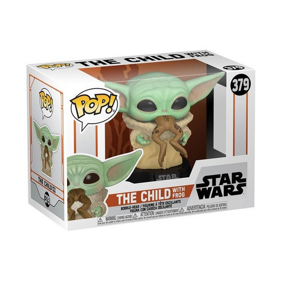 Игровая фигурка Mandalorian - The Child w/frog Funko POP 5908305247562
