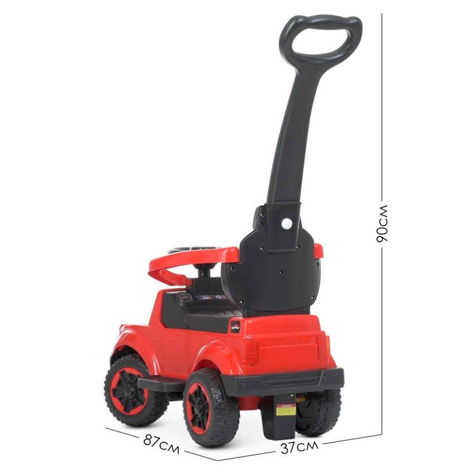 Каталка-толокар Bambi Racer M 4564B-3, 1*25W, родительская ручка, музыка, свет