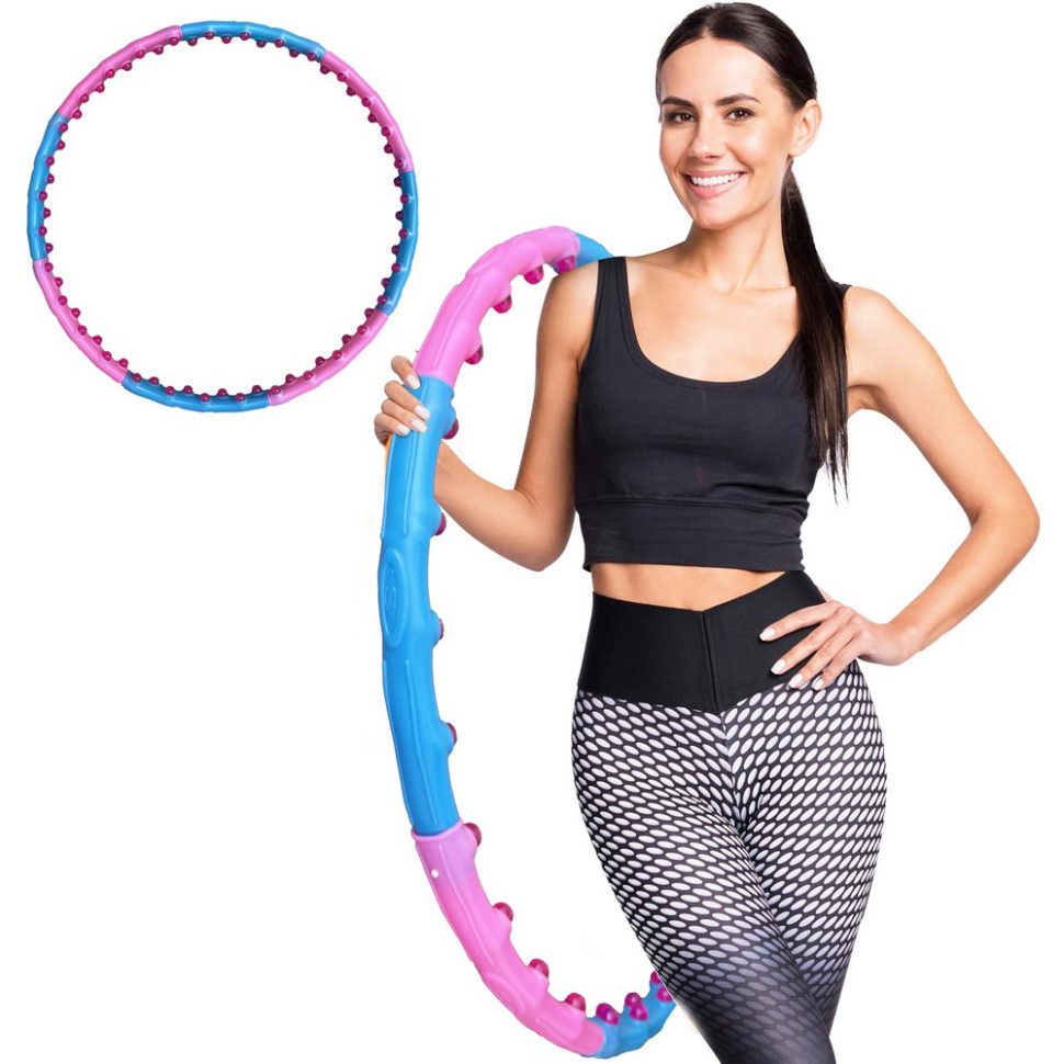 Обруч с массажными магнитными шариками Magnet Double Massage Hoop Newt NE-F-53