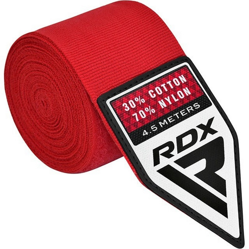 Бинти для боксу WX Professional Boxing Hand Wraps RDX Inc Limited HWX-RR+ Red 4,5 м