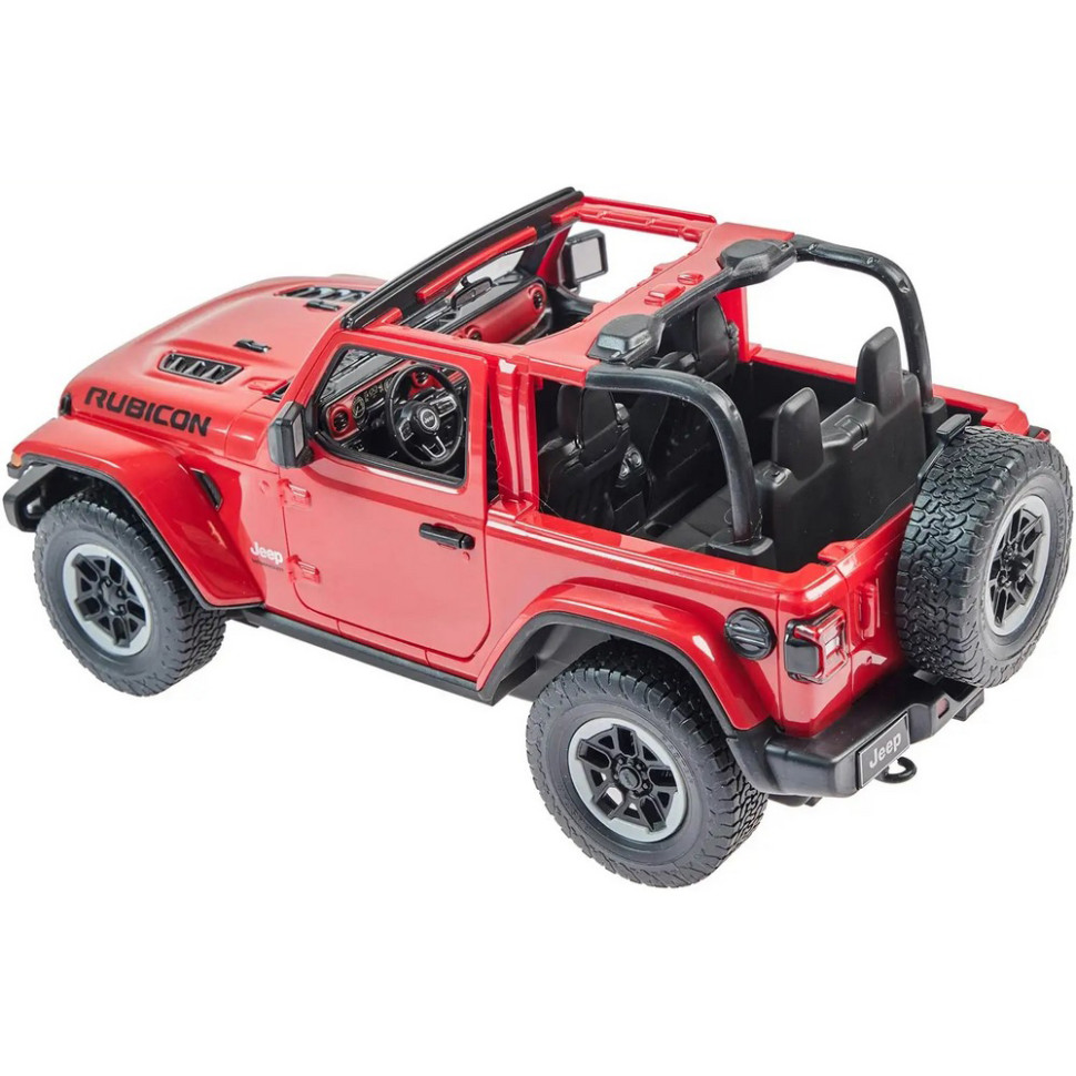 Машинка на радиоуправлении JEEP Wrangler Rubicon Rastar 79460 red 1:14 