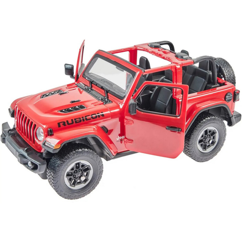 Машинка на радиоуправлении JEEP Wrangler Rubicon Rastar 79460 red 1:14 