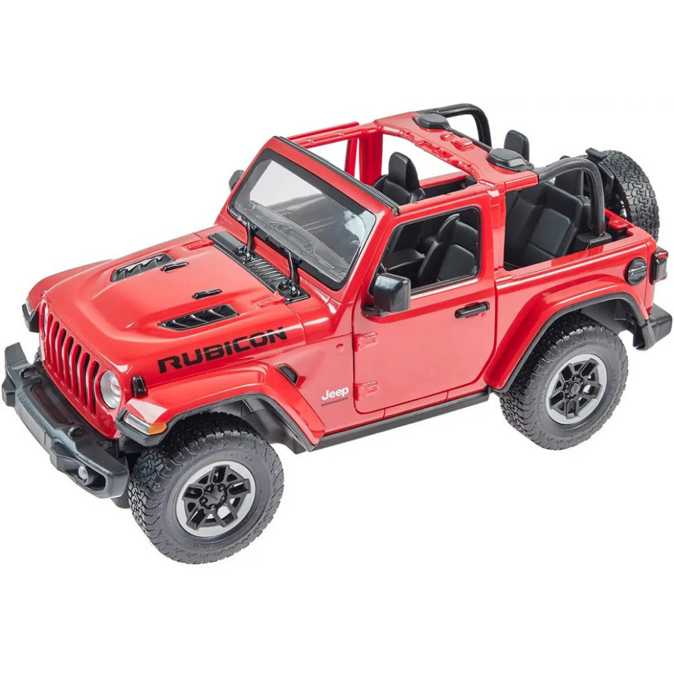 Машинка на радиоуправлении JEEP Wrangler Rubicon Rastar 79460 red 1:14 