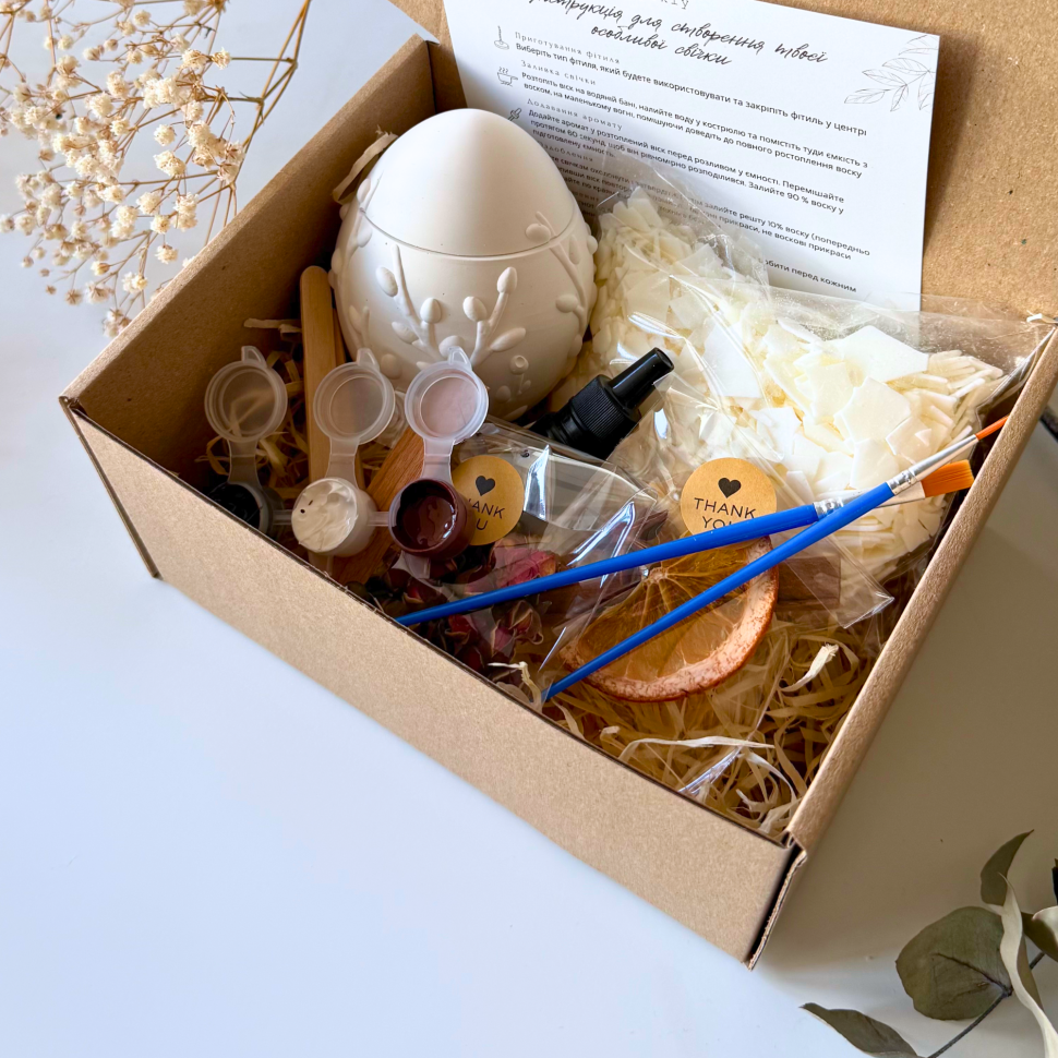 Пасхальный набор для создания свечи 