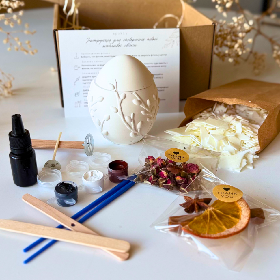 Пасхальный набор для создания свечи 