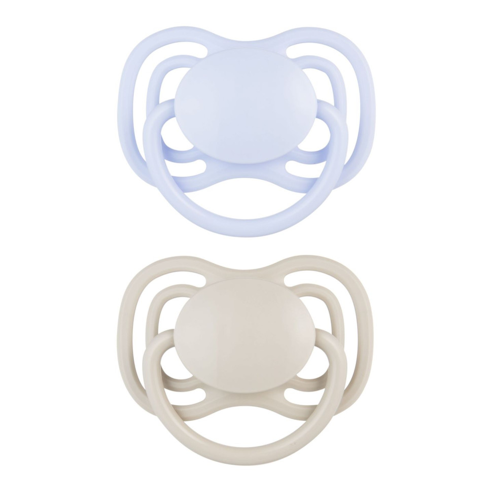 Пустышка силиконовая симметричная Dental Air Canpol babies 23/225_blu 0-6 месяцев