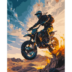 Картина по номерам "Мотоэкстрим" Art Craft 12511-AC 40x50 см