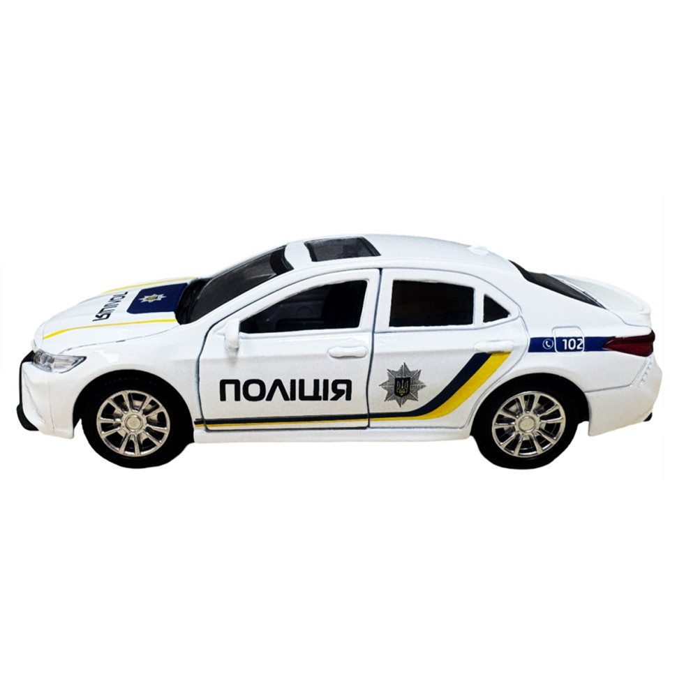 Автомодель дитяча Toyota Camry Поліція TechnoDrive KM250416 масштаб 1:43