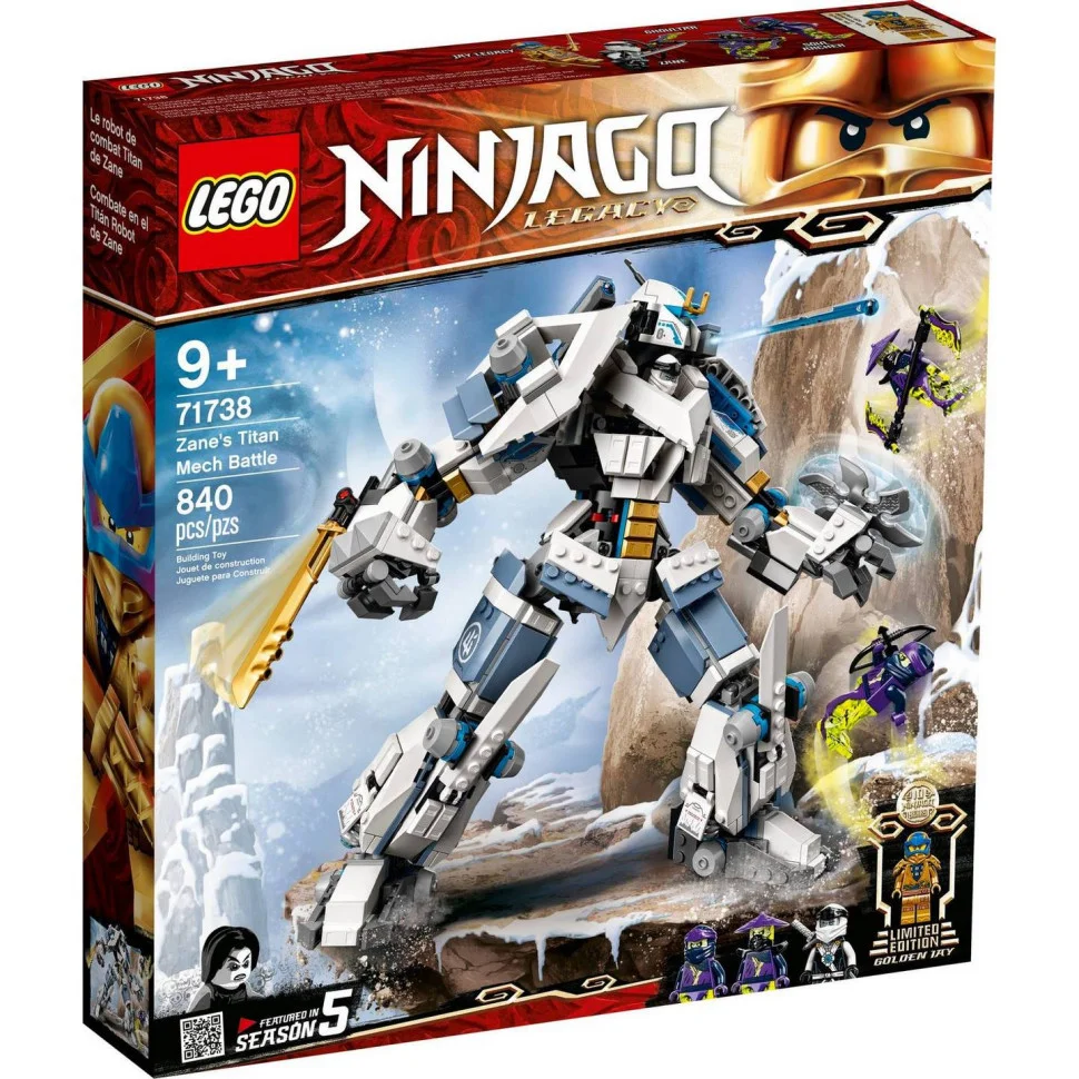 Конструктор LEGO Ninjago Битва с роботом Зейна 71738