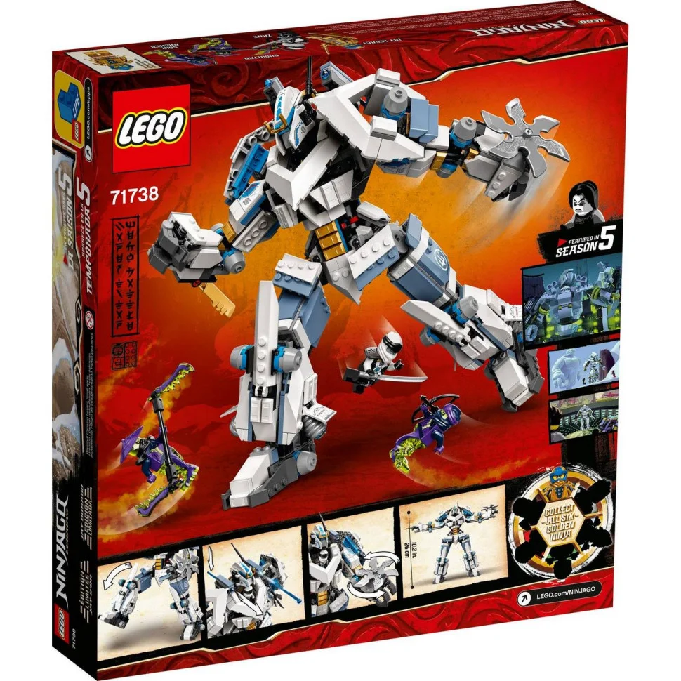 Конструктор LEGO Ninjago Битва с роботом Зейна 71738