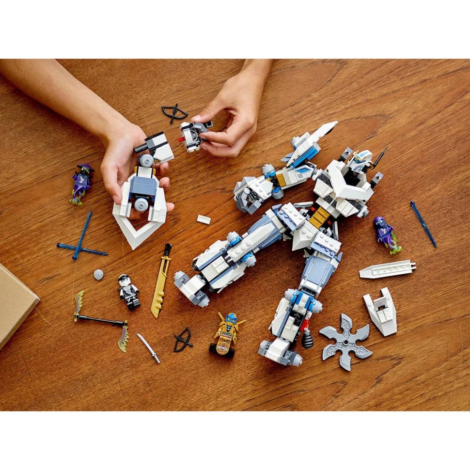 Конструктор LEGO Ninjago Битва с роботом Зейна 71738
