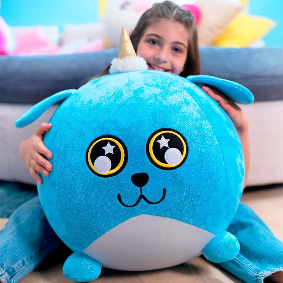Игровой набор серии «Fantasy» W1 - Синий Песик Biggies BIG001-UD надувная игрушка, насос 45 см