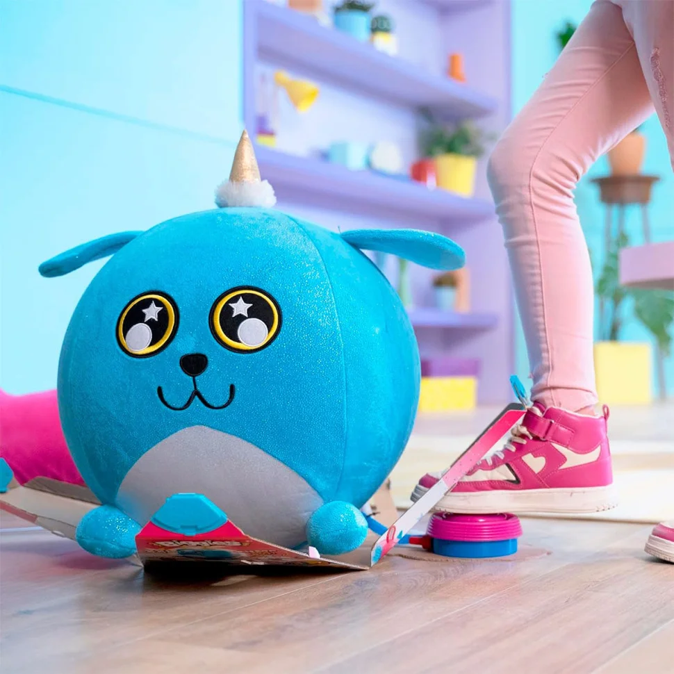 Игровой набор серии «Fantasy» W1 - Синий Песик Biggies BIG001-UD надувная игрушка, насос 45 см
