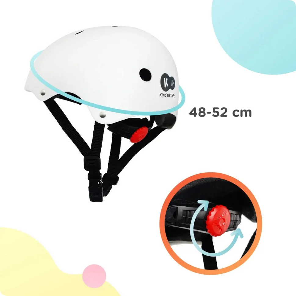 Дитячий захисний шолом Kinderkraft KASAFE00WHT0000 Safety White