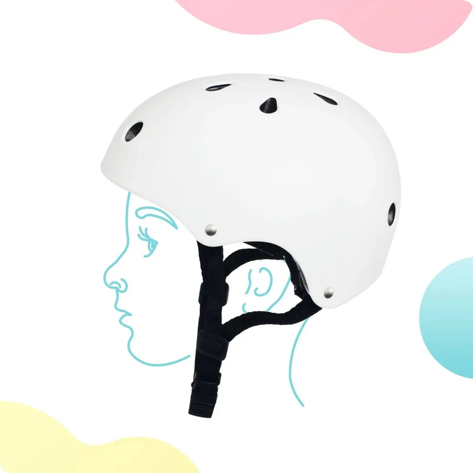 Дитячий захисний шолом Kinderkraft KASAFE00WHT0000 Safety White