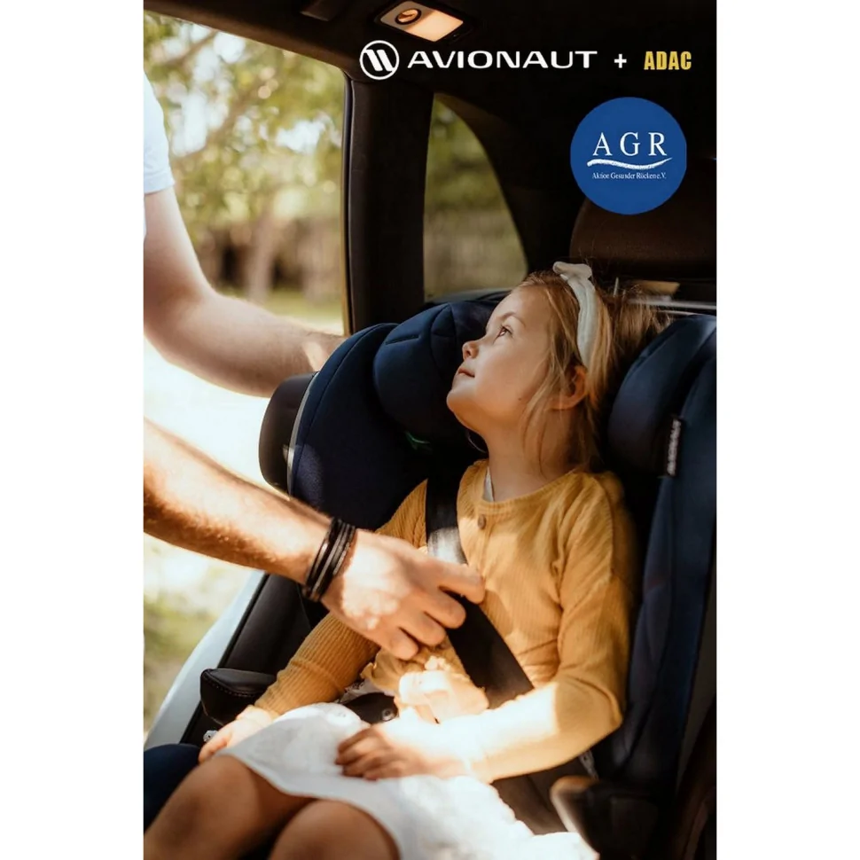 Автокрісло Avionaut Max Space Iso-Fix гр.2-3 Сіре AV-360.MS.01