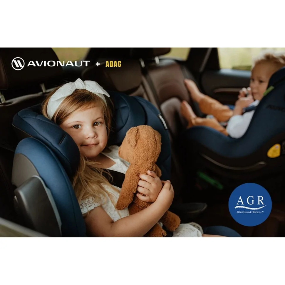 Автокрісло Avionaut Max Space Iso-Fix гр.2-3 Сіре AV-360.MS.01