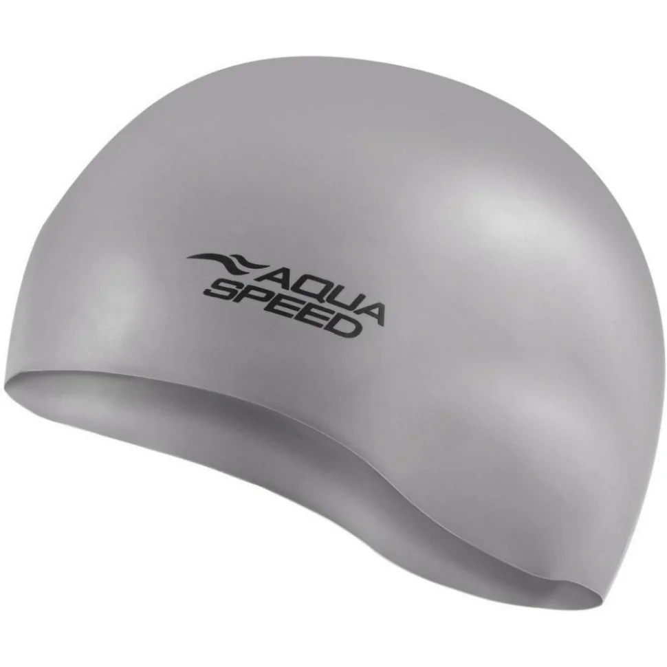 Шапка для плавания MONO 9115 Aqua Speed 111-26 серый, OSFM
