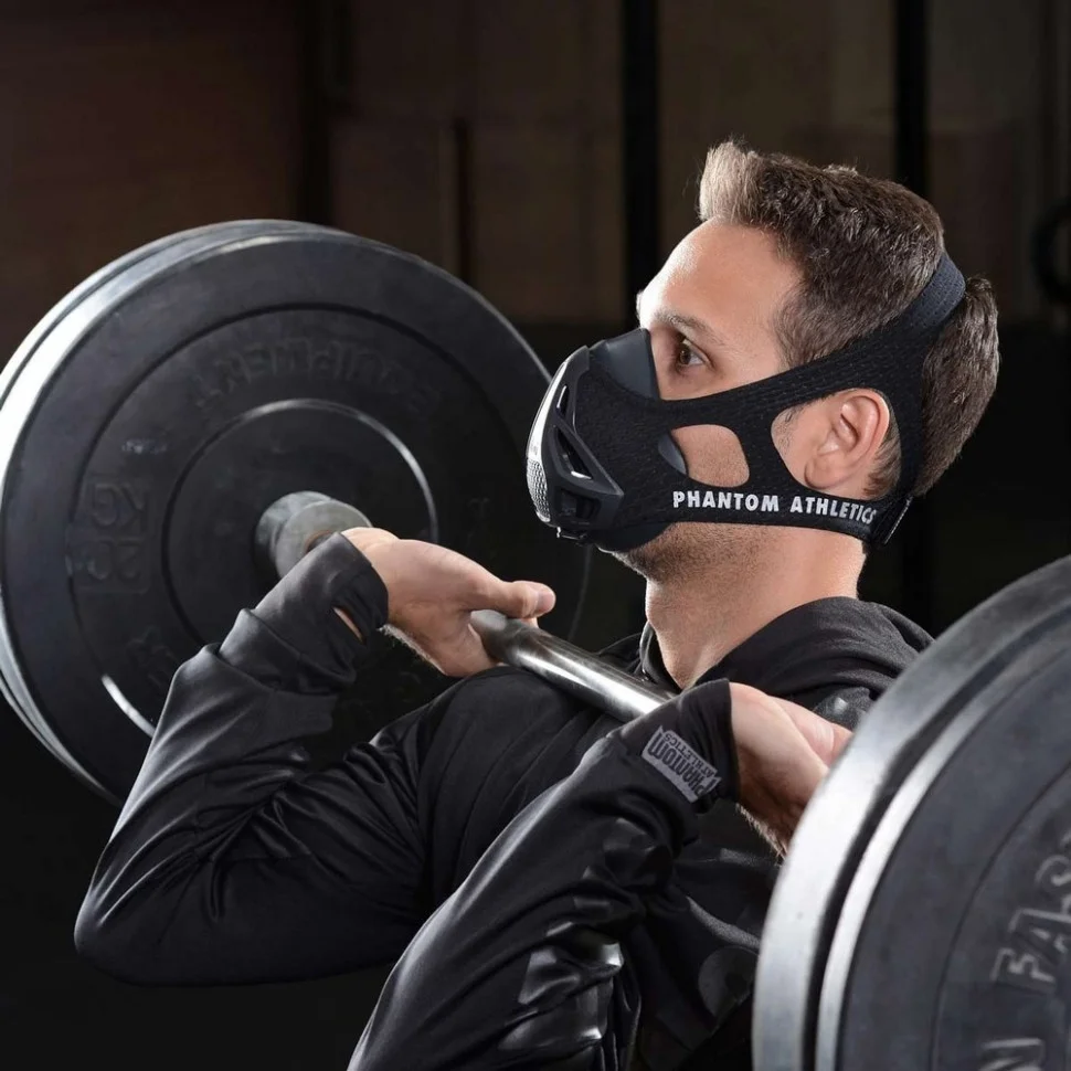 Маска для тренировки дыхания Training Mask Phantom PHMASK1011-S, Camo, S