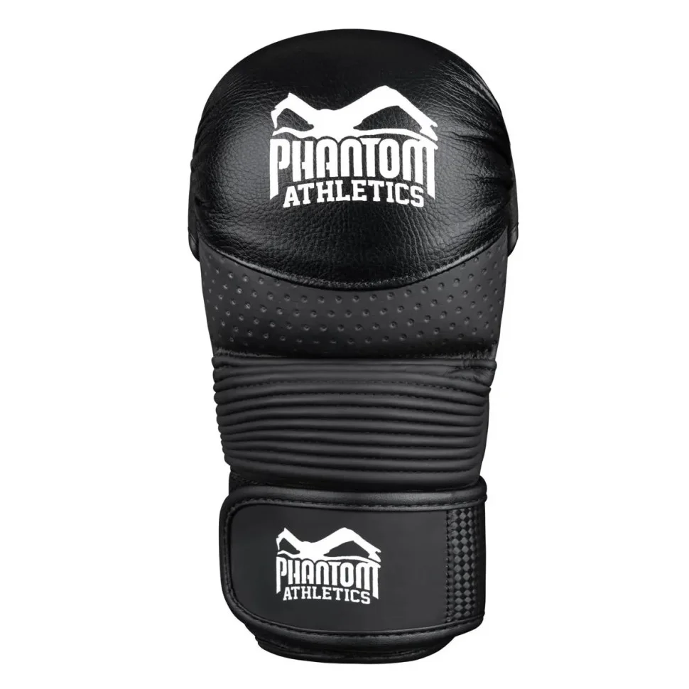 Перчатки ММА RIOT Pro Phantom PHMMAG2531-SM Black S/M (капа в подарок)