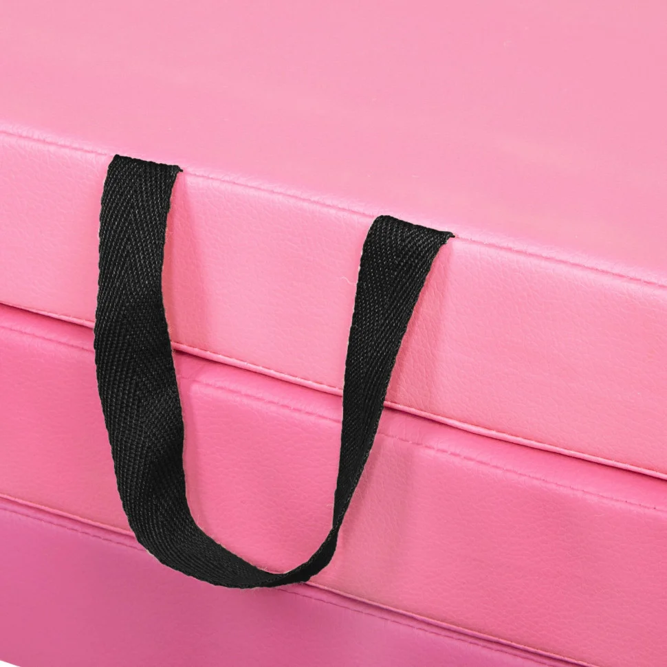 Мат гимнастический складной Springos FA0140 Pink 180x60x5.5 cм