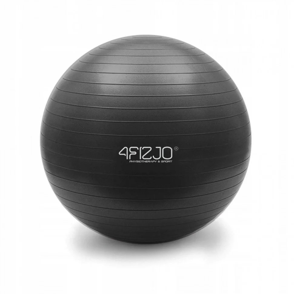 Фитбол 4FIZJO 4FJ0400, 65 см, Anti-Burst, Black