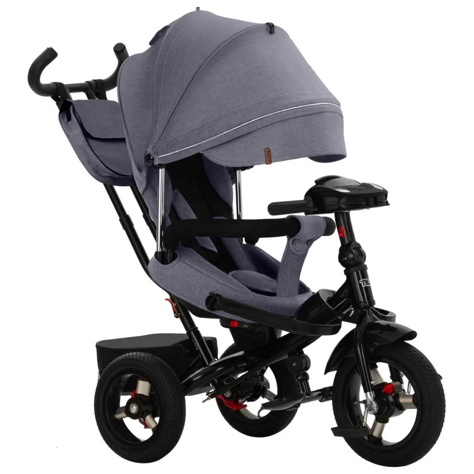 Дитячий велосипед триколісний Impulse BabyTilly T-386/2 grey, Сірий