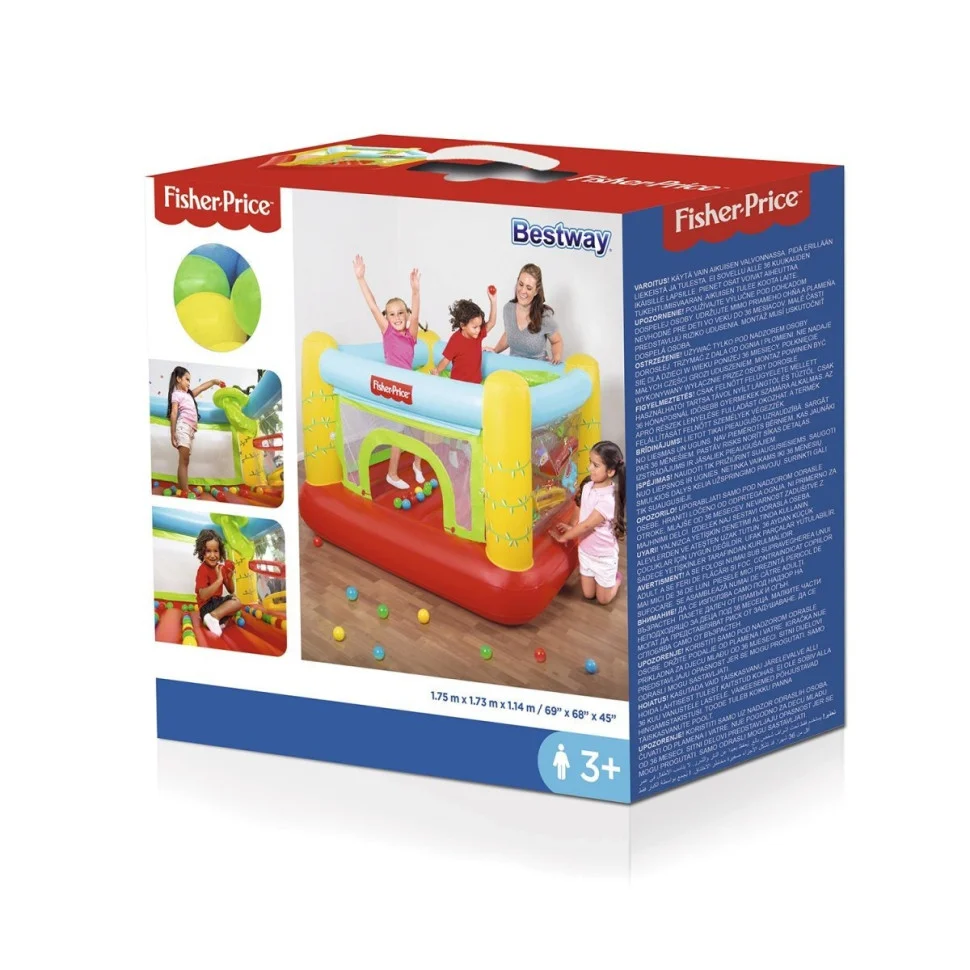 Надувной батут Bestway 93542, 175х173х114 см