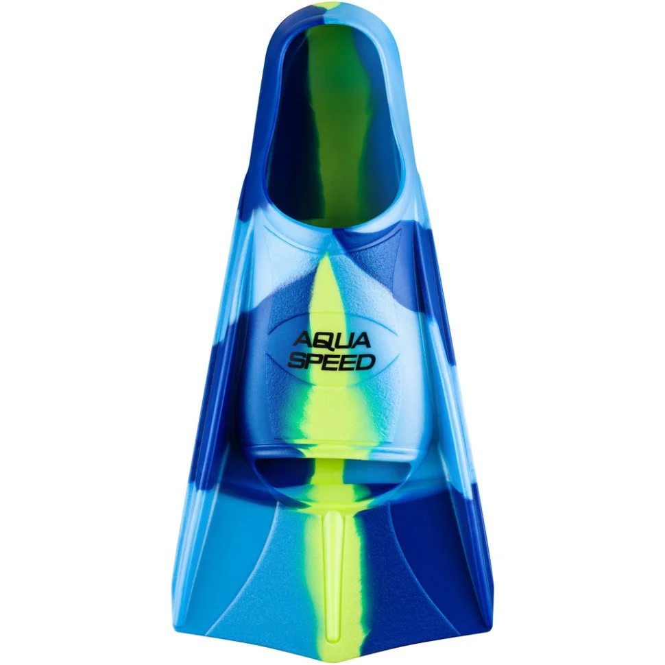 Ласти дитячі TRAINING FINS Aqua Speed 137-82-35-36 синій, блакитний, жовтий, розмір 35-36