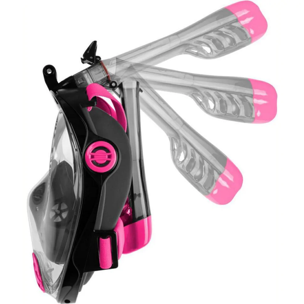 Повнолицьова маска SPECTRA 2.0 Aqua Speed 247-19 чорний, рожевий, S/M