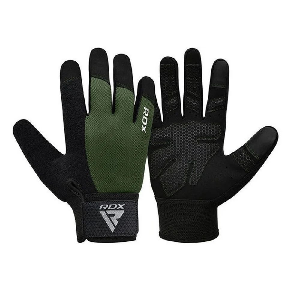 Перчатки для фитнеса W1 Full Finger RDX Inc Limited WGA-W1FA-XL+ Green, XL
