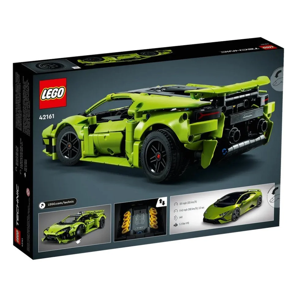 Конструктор Lamborghini Huracán Tecnica LEGO 42161, 806 деталей