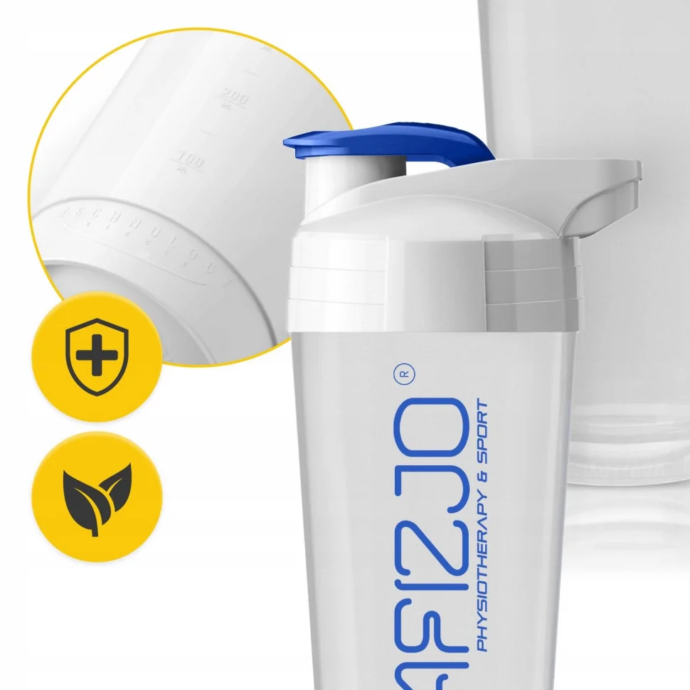 Шейкер спортивний Ultra 4FIZJO P-5905973407076 White/Blue 700 мл 