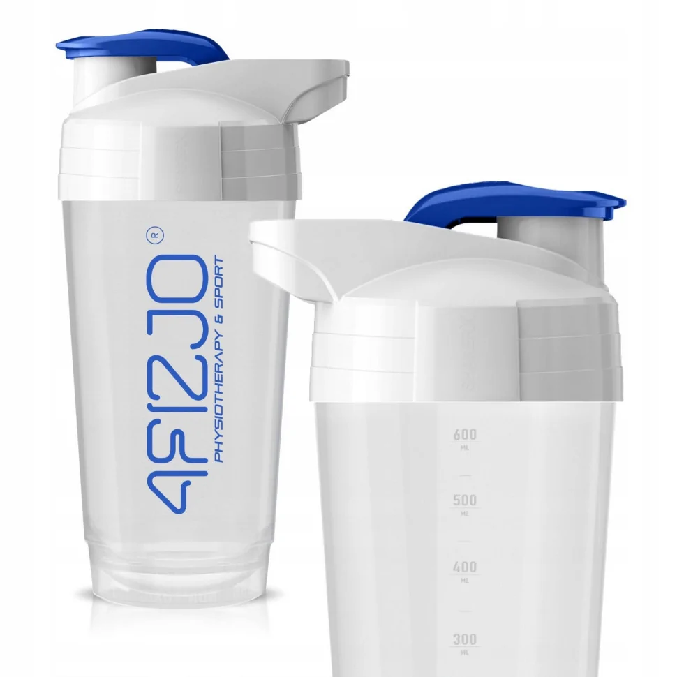 Шейкер спортивний Ultra 4FIZJO P-5905973407076 White/Blue 700 мл 