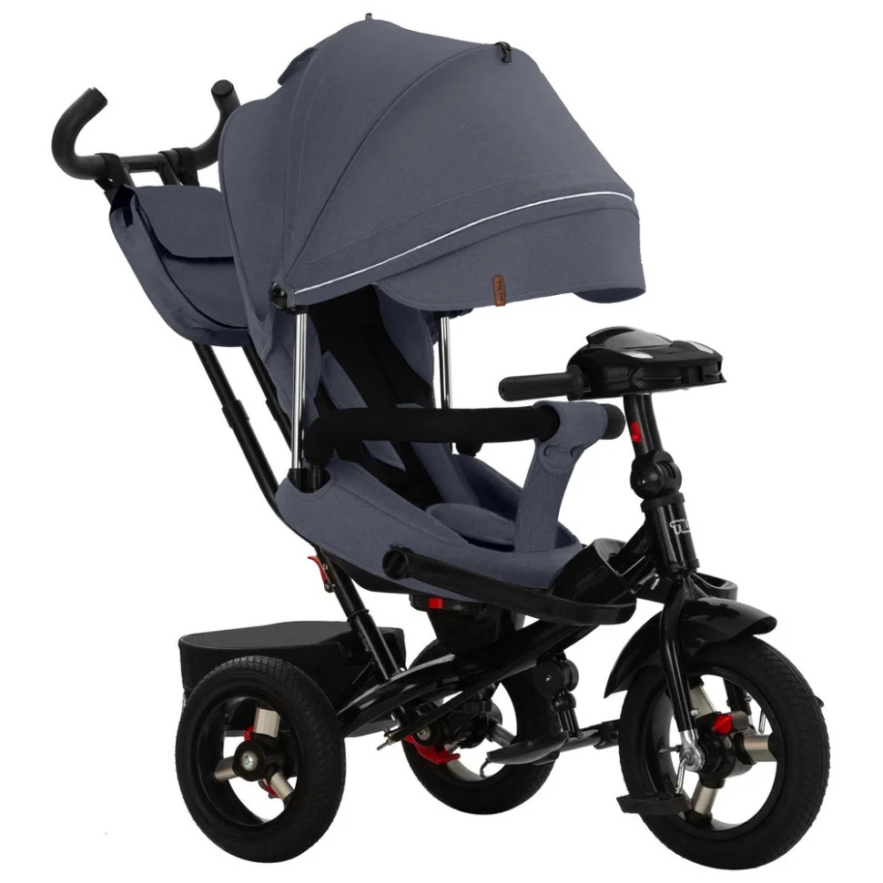 Дитячий велосипед триколісний Impulse BabyTilly T-386/2 dark grey, Темно-сірий