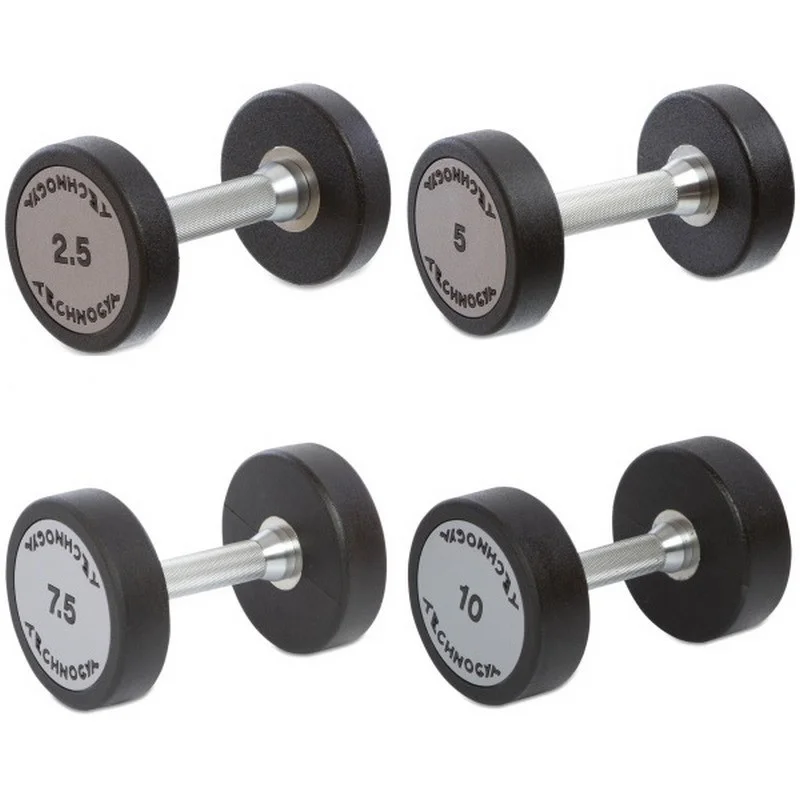 Гантельный ряд Technogym 128659FS 2.5-10 кг, 4 пары