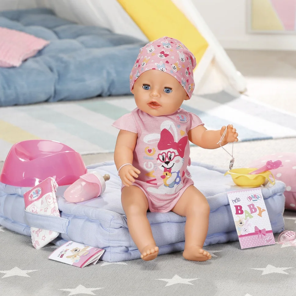 Кукла детская ОЧАРОВАТЕЛЬНАЯ ДЕВОЧКА BABY born 835005, (43 cm, с аксессуарами)