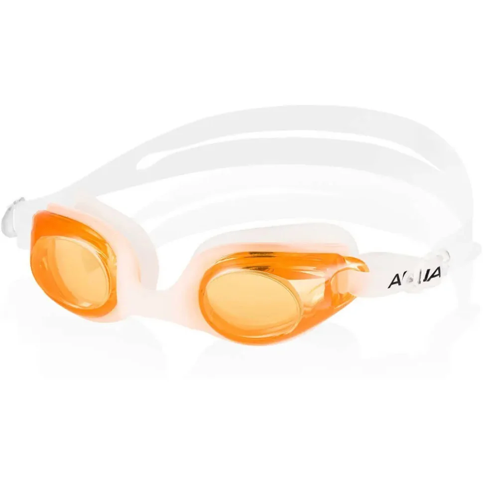 Окуляри для плавання ARIADNA 034-14 Aqua Speed 00000015342 білий, помаранчевий, OSFM