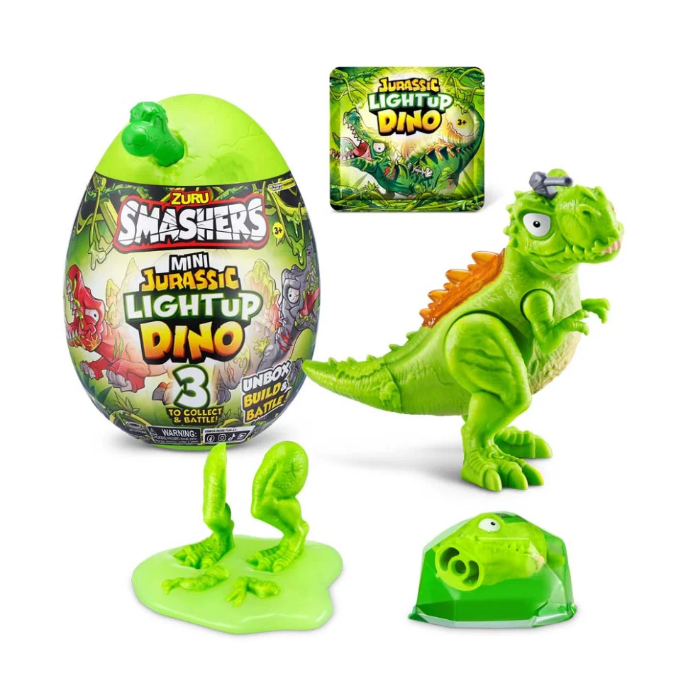Детская игрушка Mini Jurassic Ти-Рекс Smashers 74107B в наборе с аксессуарами