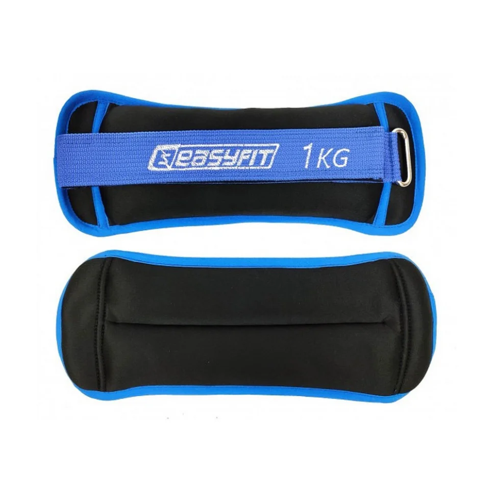 Утяжелители для ног и рук с металлом MYAKI EasyFit EF-AWTN-100 по 1 кг (пара)